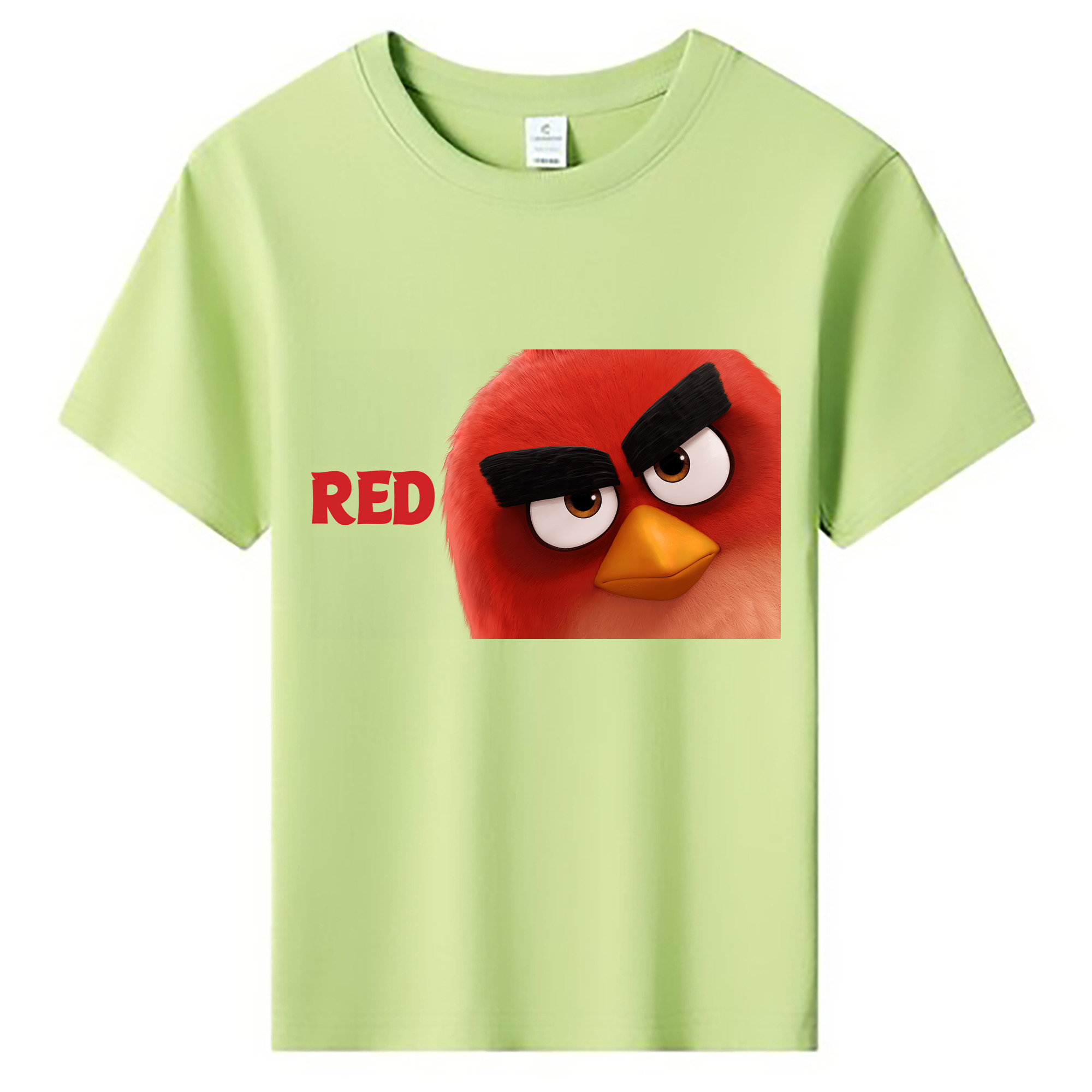 （画像用） Angry Birds アングリーバード 綿100％キッズTシャツ（フロントプリント）
